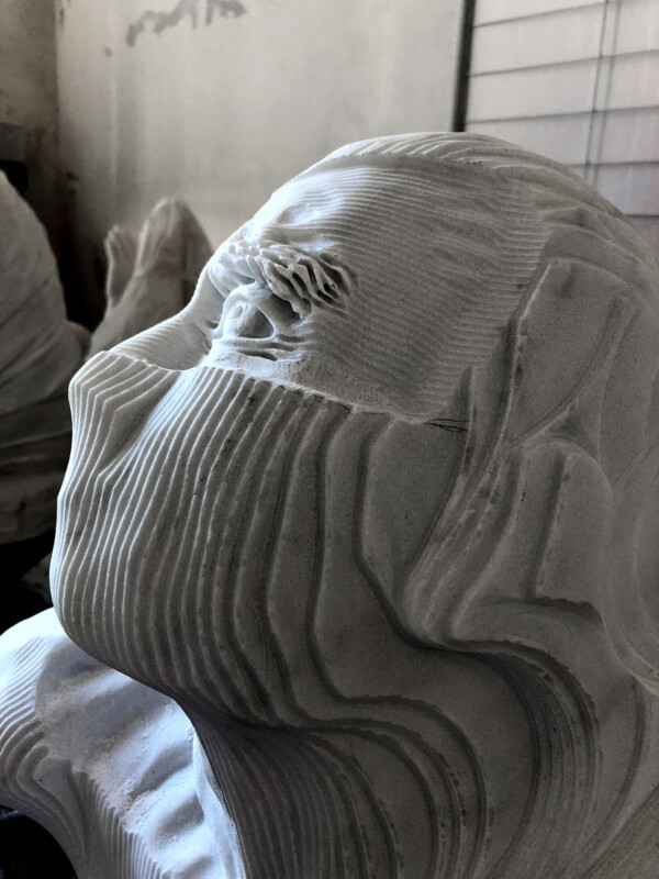 Particolare, volto di Tobia II